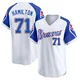 Youth Ian Hamilton ＃71 Limited Atlanta Braves White Throwback Cooperstown Collection Jersey